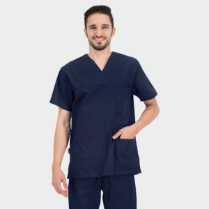Our unisex Medical Scrub Top ANGEL is made of high-quality materials that provide air circulation under and over the fabric to avoid sweating.