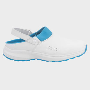 KAI O1 Medical Clogs – White / Blue